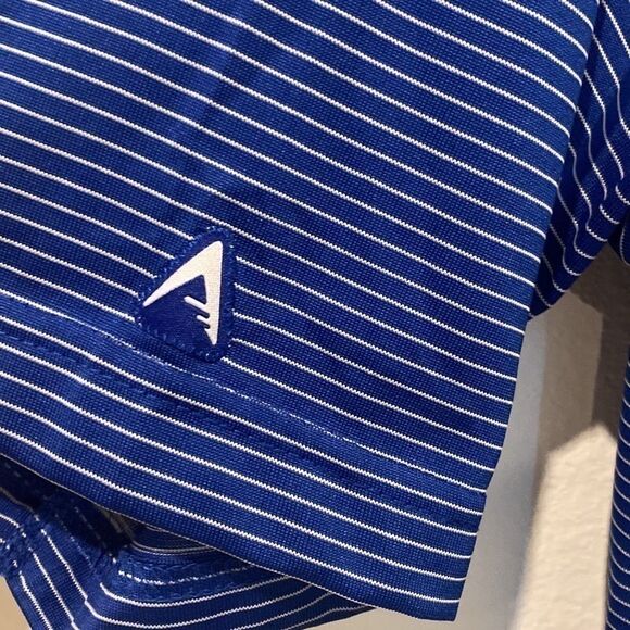 Antigua Florida Gators Sport Blue White Striped Polo Top Shirt​​​​​​ - Picture 5 of 7